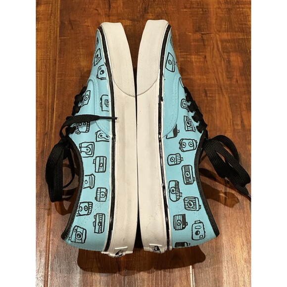 Vans 2013 Custom Culture Contest Light Blue Camera Sneakers Women’s 10.5 Men’s 9 main image 9
